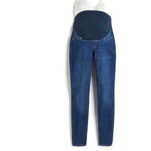 H&M Mama Super Skinny Jeans High Rib Dark Wash NWT